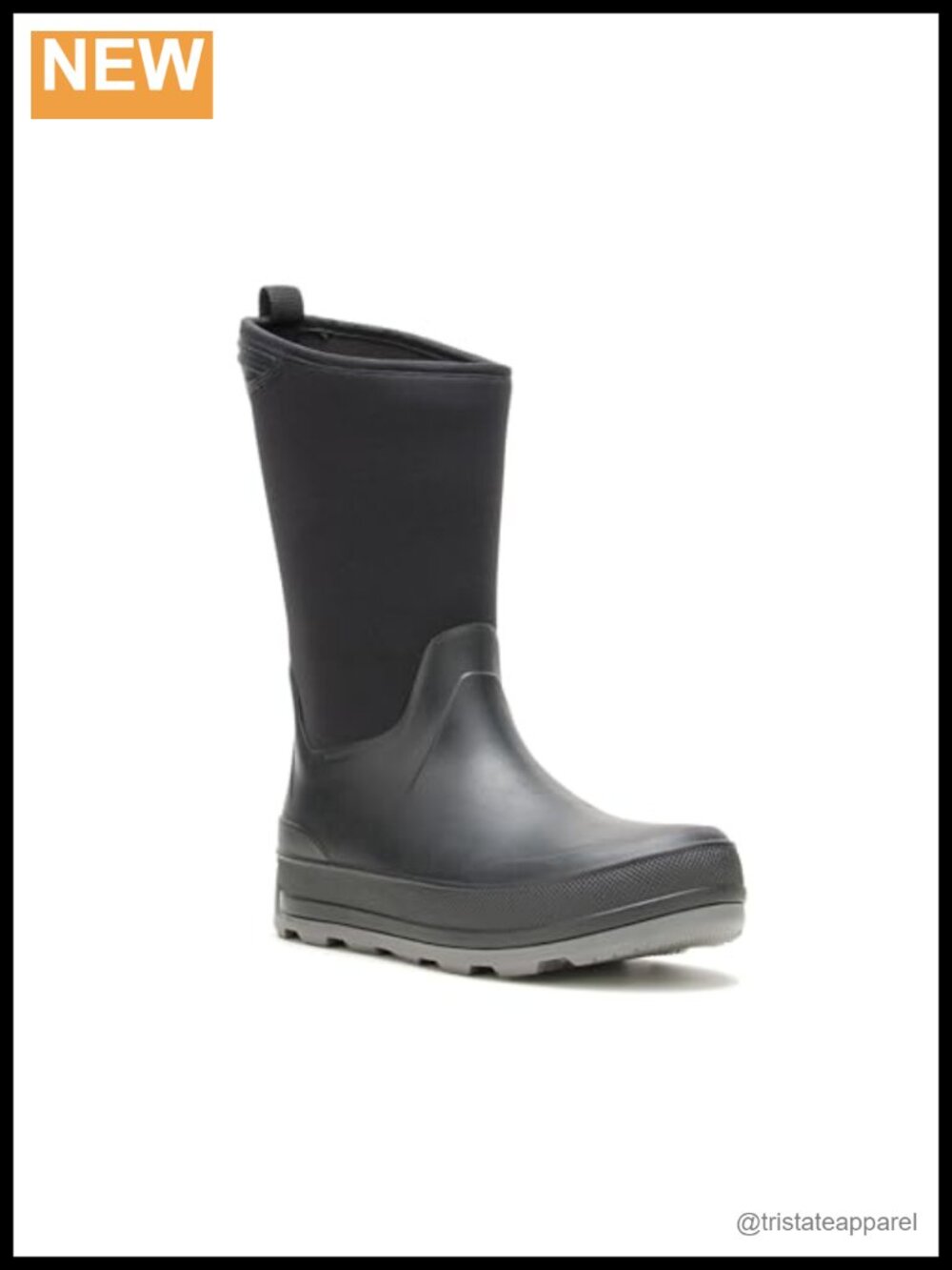 Waterproof Rubber Neoprene Mid-Calf Snow Boots with Fleece Lining by Kamik